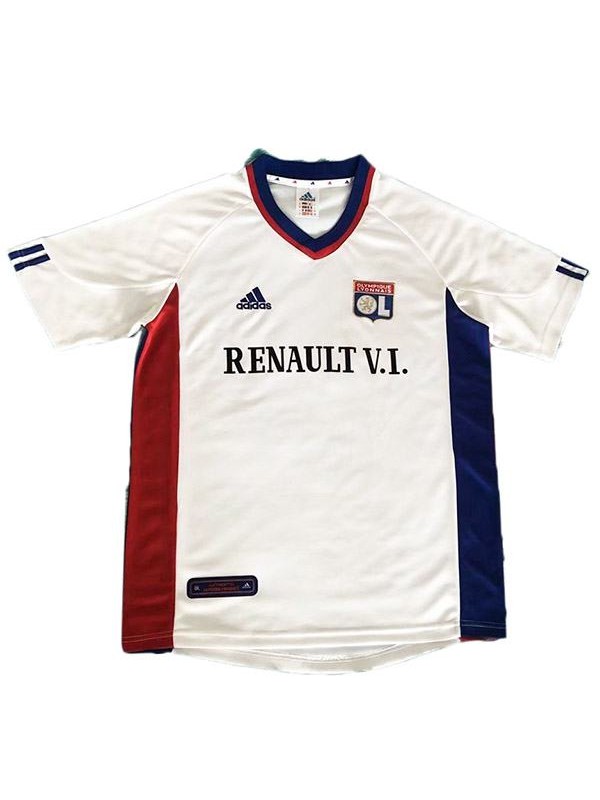 Lyon maglia storica da casa del Lione prima maglia da calcio sportiva da uomo della partita di calcio 2001-2002